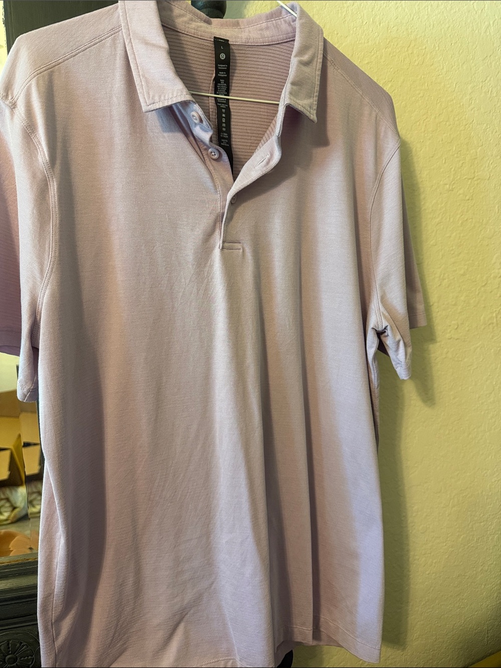 ComfortSoft Lavender Polo Shirt - Classic Men’s Short Sleeve